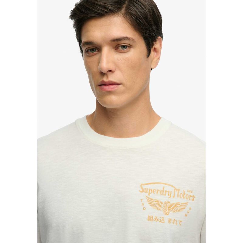 Superdry Heritage Biker Loose Tee image number 2